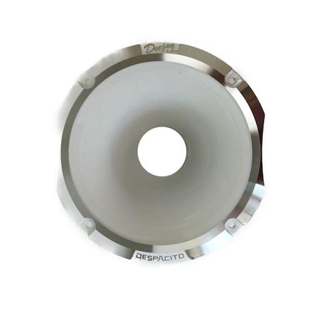 Betterbattery 2 in. Metal Speaker Horn, White BE3829632